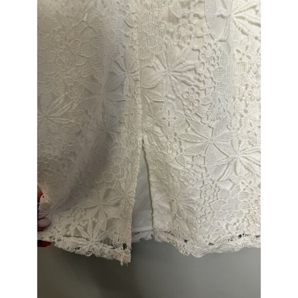 Yumi Kim Save the Date White Lace Dress Size S NWT $215 [jb] - Picture 12 of 12
